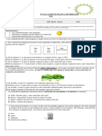 Evaluacion N°1 Ciencias 6° Basico