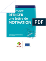 Lettre de Motivation