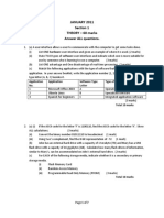 JANUARY 2011 Section 1 THEORY - 60 Marks Answer ALL Questions