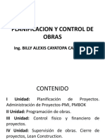 Planificacion y Control de Obras