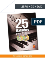 25 Baladas Piano