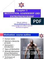 3-Motivation, Leadership and Entrepreneurship