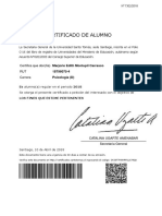 Certificado Alumno