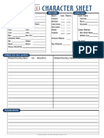 BESM D20 - Character Sheet