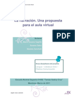 Aula Virtual Planif Narracion Actividades PDF