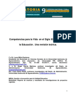 Competencias para La Vida en El Siglo XXI A Travez de La Educacion - Una Revision Teorica PDF