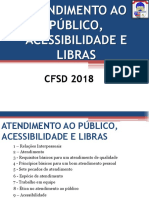 Atendimento Ao Público, Acessibilidade e Libras Cfds 2