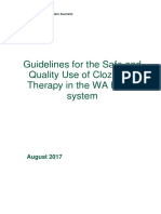 Guidelines For The Safe and Quality Use of Clozapine in The WA Health System