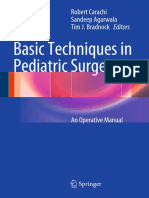 Basic Techniques in Pediatric Surgery An Operative Manual