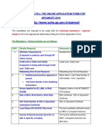 URL: HTTP://WWW - Sche.ap - Gov.in/eamcet: User Guide To Fill The Online Application Form For APEAMCET-2018