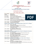 Programme Schedule SEFCO 2018 VA