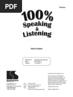 100% Speaking & Listening