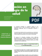 Evaluación en Psicología de La Salud