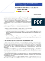 Psicoanalisis de Pacientes Severamente Perturbados