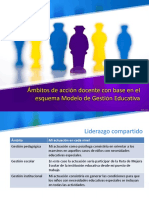 Ámbitos de Acción Docente Con Base en El Esquema Modelo de Gestión Educativa