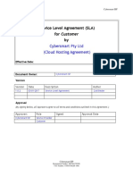 Cloud Hosting Sla