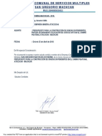 Presupuesto para La Construcción de Gradas en Pendientes, Pintado de Barandas Colocación de Ojos de Gato en El Camino Peatonal Atacocha - Machcán