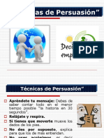 Técnicas de Persuasión