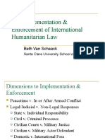 Implementation and Enforcement of IHL