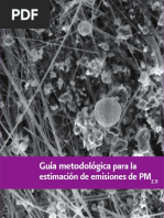 Giua SEMMARNAT Estimacion PM2.5 PDF