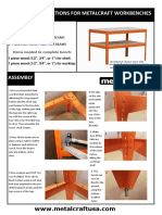 Workbench Assembly Instructions