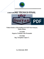 Visita Técnica A Envasadora de GLP Guaya Gas