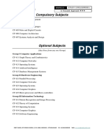 Compulsory Subjects: Syllabus of Amie (Section B)