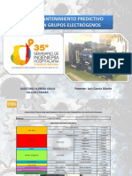 Consultoría Técnica Sobre Mantenimiento Predictivo Multiparamétrico en Grupos Electrógenos