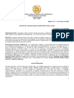 Sentencia de Nulidad de Convocatoria A Elecciones Presidenciales (Se-2018-003)