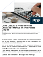 Como Calcular o Preço de Venda Utilizando o Markup em Três Passos Simples