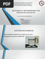 Geoquimica y Metamorfismo Con Adicion de Sustancias