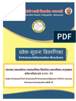 MGKVP Entrance Exam Brochure 2018-19