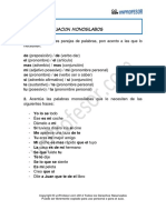 Ejercicio Acentuacion de Los Monosilabos 72 PDF