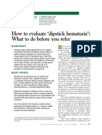 How To Evaluate Dipstick Hematuria CCJM 2008