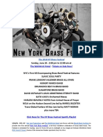 Press Release New York Brass Festival 2018