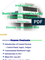 Introduction To: Basic Programmable Logic Controller Training