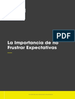 La Importancia de No Frustrar Expectativas