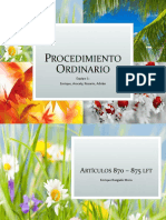 Procedimiento Ordinario Laboral