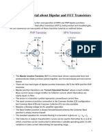 Transistor Tutorial About Bipolar and FET Transistors