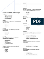 INSTRU II (Chromatography) (126 Items)