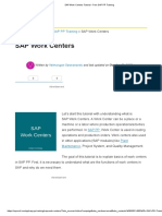 1.3. SAP Work Centers Tutorial - Free SAP PP Training