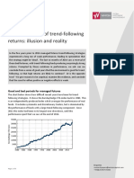 Autocorrelation of Trend Returns