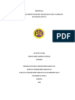 Proposal Evaluasi Fragmentasi Hasil Peledakan Pada Tambang Batubara Di PT X