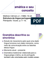 Gramática e Seu Conceito