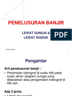 Penelusuran Banjir: Lewat Sungai & Lewat Waduk