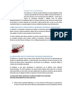 Impacto de La Inflación en Las Finanzas