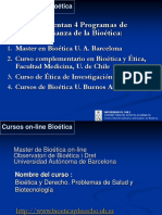 Cursos Bioetica