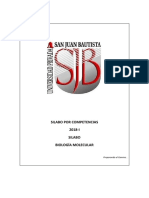 Silabo Biologia Molecular 2018-I PDF