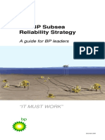 BP Subsea Realiability Strategy