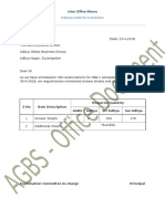 Answer Sheet Indent